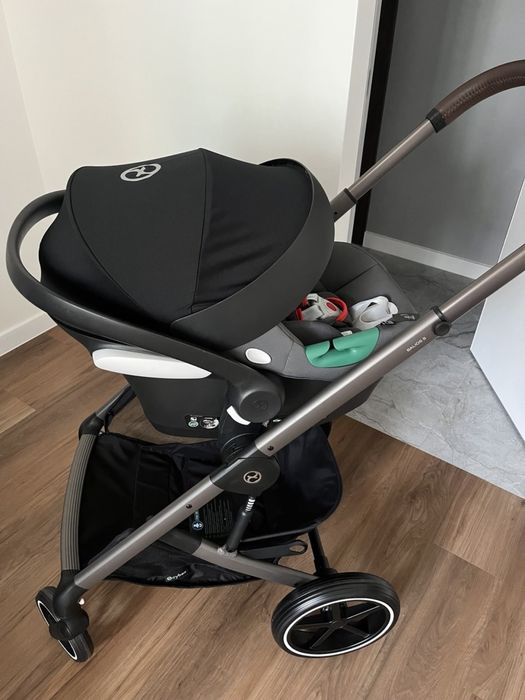 Коляска 2 в 1 Cybex Balios S Lux + автолюлька Cybex з адаптерами