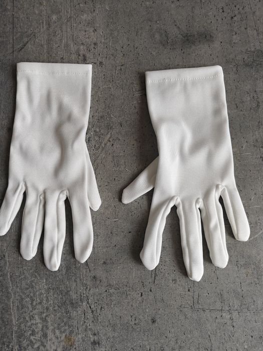 Rękawiczki białe komunijne