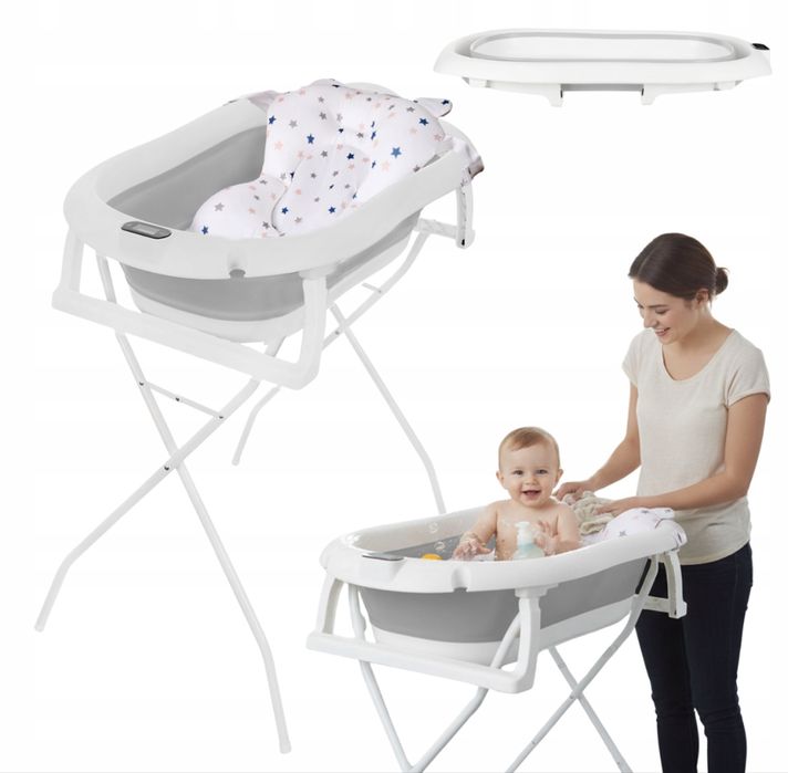 NOWA Primabobo wanienka składana ze stojakiem  i poduszka