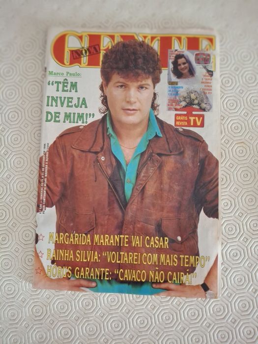 Revista gente 1986 marco paulo