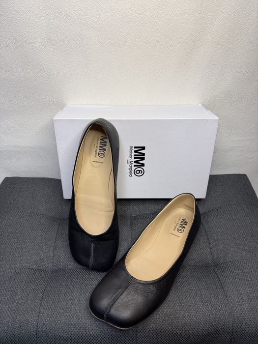 Шкіряні балетки MM6 Maison Margiela Розмір 39