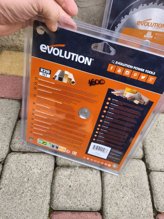 Пильне полотно, диск,  Evolution R210TCT Англія