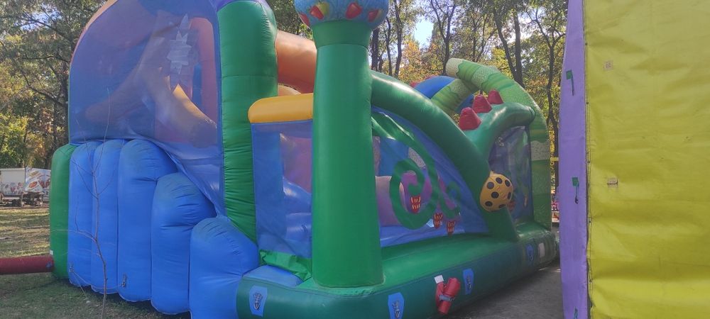 Терміново Атракціон надувний батут Волшебний лес