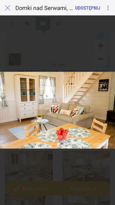 Domek nad jeziorem Serwy Augustów