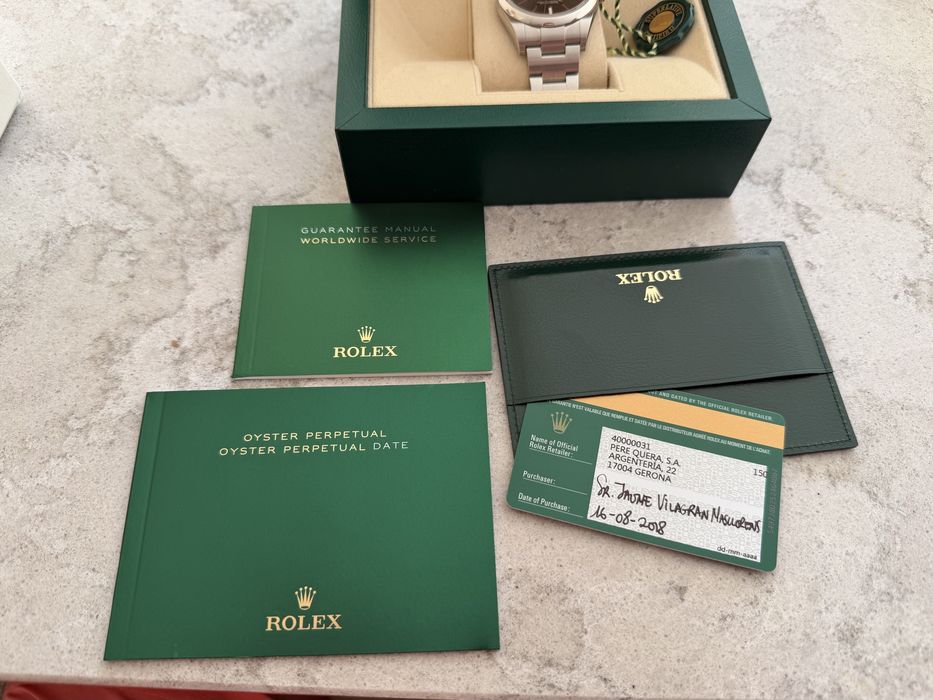 Rolex Oyster Perpetual 39 Rhodium 114300 / CPO 2026 / Full Set