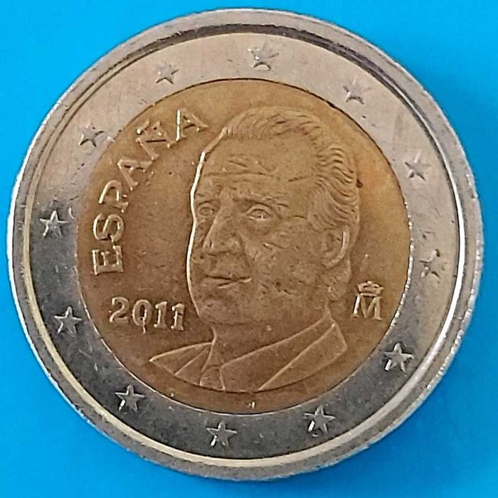 2 Euros de 2011, de Espanha, Rei Juan Carlos I