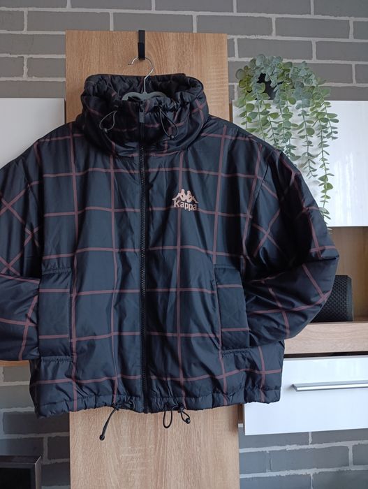 Kappa куртка пуфер S, жіноча куртка демісезон S, укорочена куртка xs