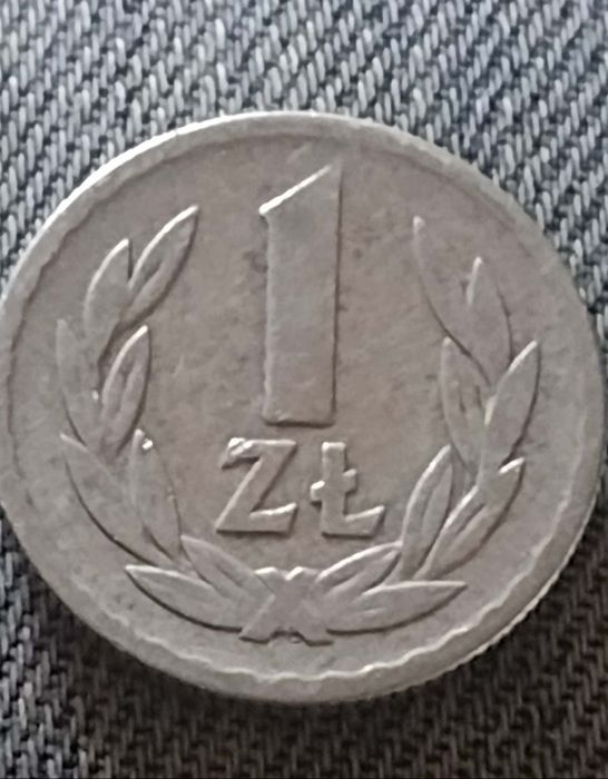 1 zł 1966 rok znak menniczy warszawski
