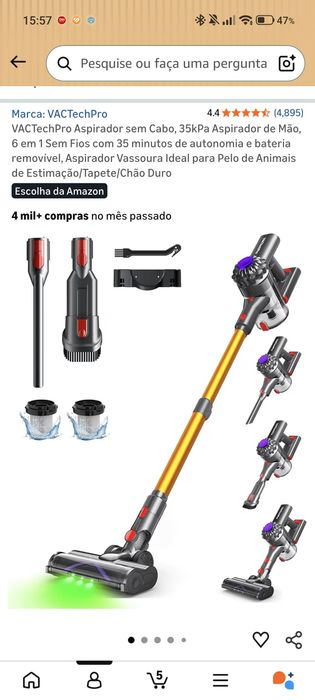 Aspirador vertical