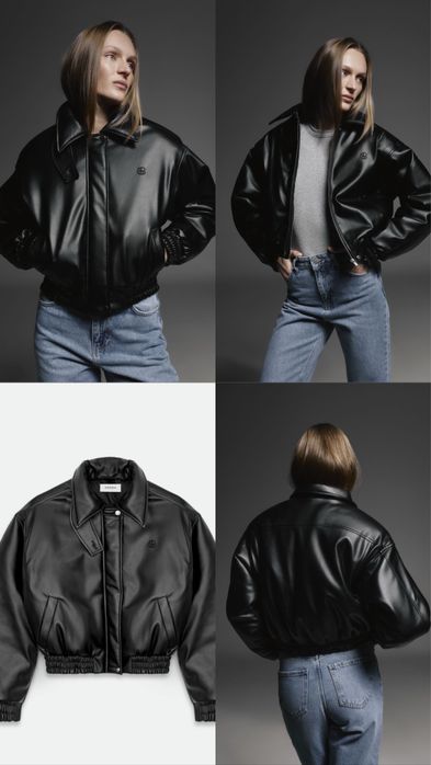 бомбер coosh cher17 шкірянка косуха