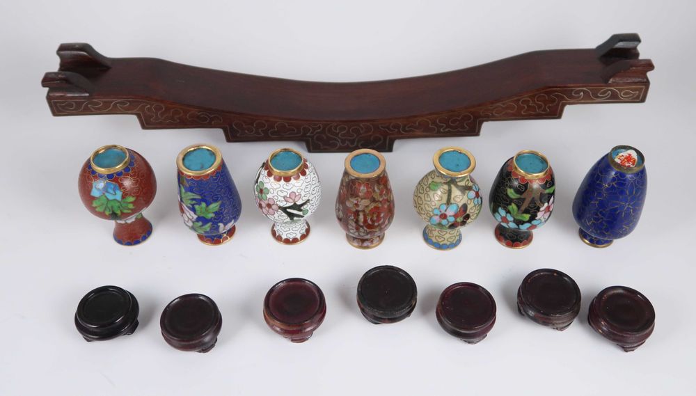 Ponte de Jarrinhas Minitura Cloisonné