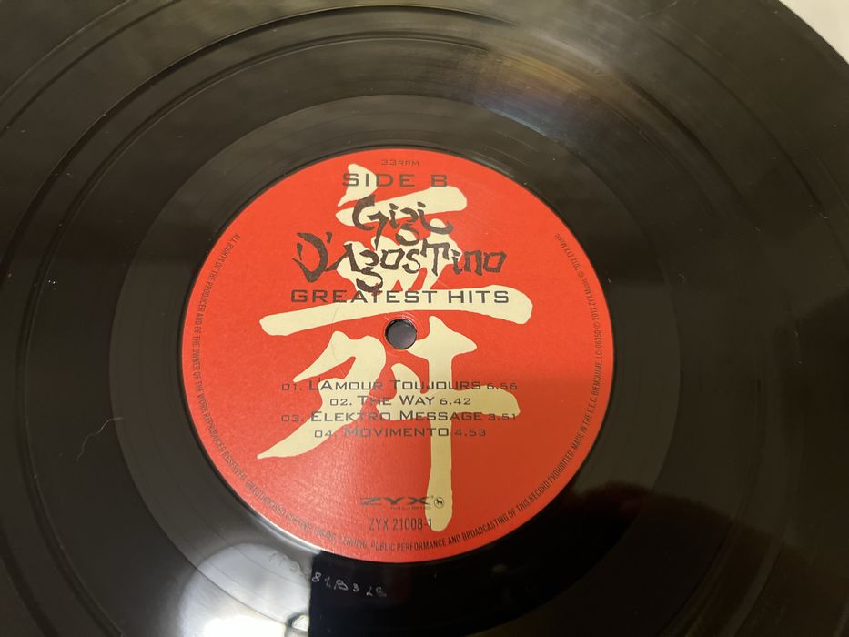 Gigi D’Agostino winyl 2LP Greatest Hits ZYX Records