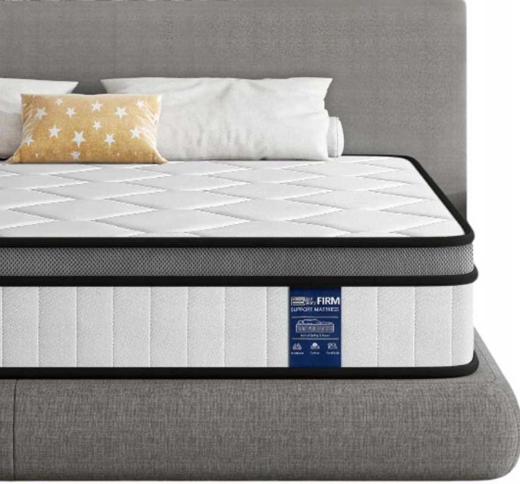 BedStory materac 160x200cm sprężynowy kieszeniowy H3 20cm Grubości