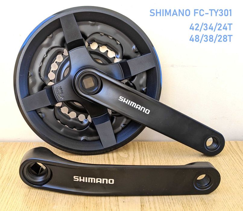 Шатуны Shimano 301 501 Acera Alivio передние звезды Prowheel