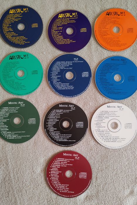 Płyty CD Z Czasopisma Mystic Art stan Bdb