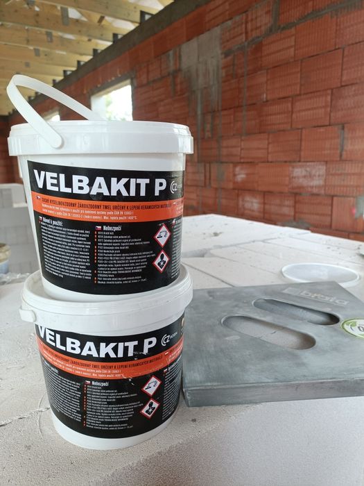 Klej do ceramiki kominowej Brata komin