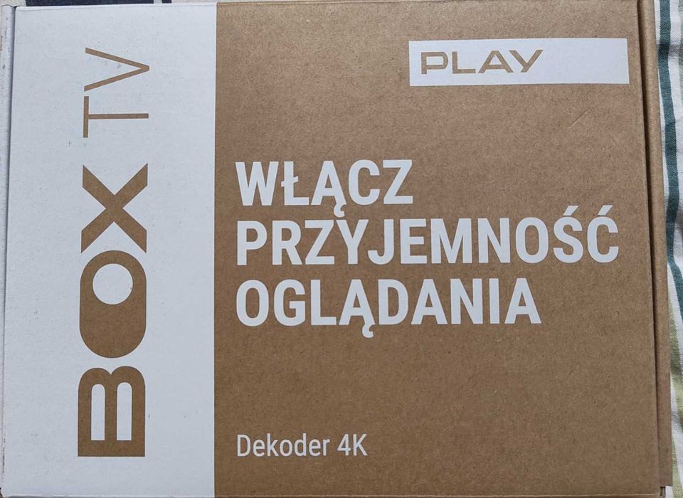 Sam !!! Dekoder Play Box TV 4K Android TV Smart TV