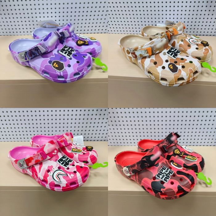 Crocs x Bape | крокси 9 кольорів