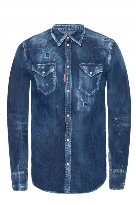 Dsquared2 koszula męska  jeansowa IT46