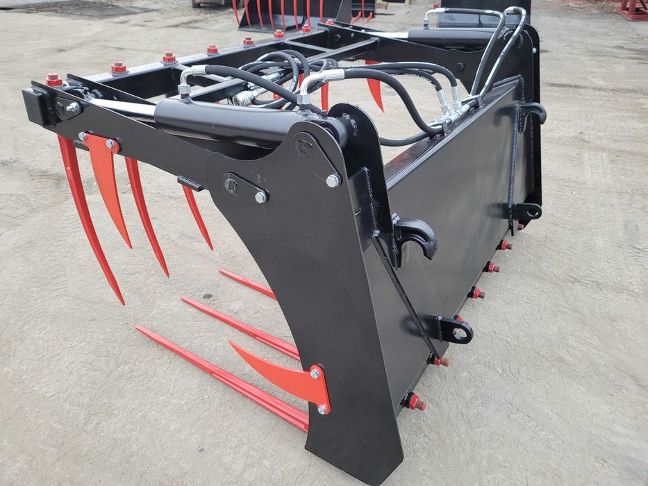 Krokodyl do obornika do tura ciągnika od 1.2m do 2.2m Łyżko-korokodyl