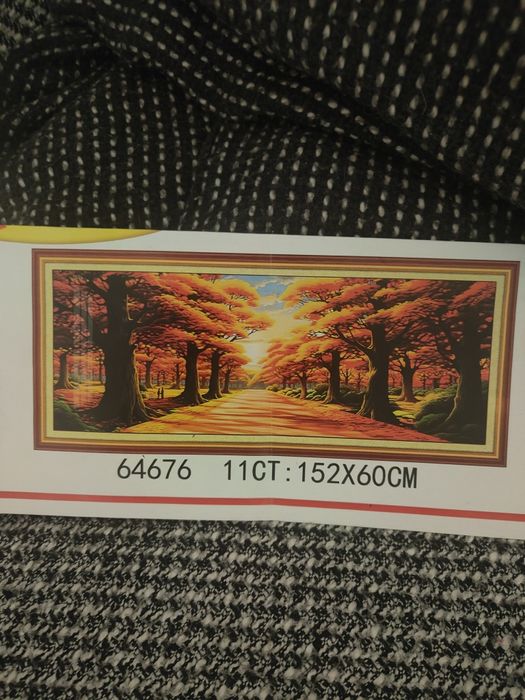 Quadro em ponto cruz  sem moldura