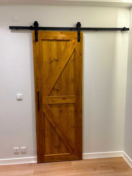 Portas correr rusticas