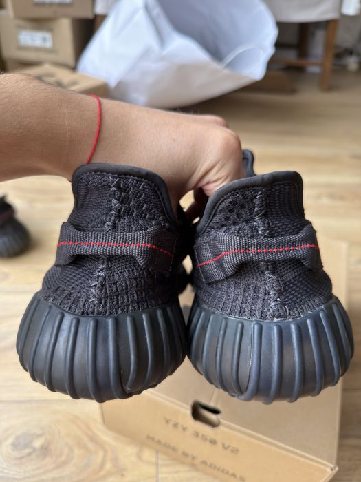 Adidas Yeezy Boost 350 V2 Black Non Reflective buty sneakersy czarne niskie 42 2/3
