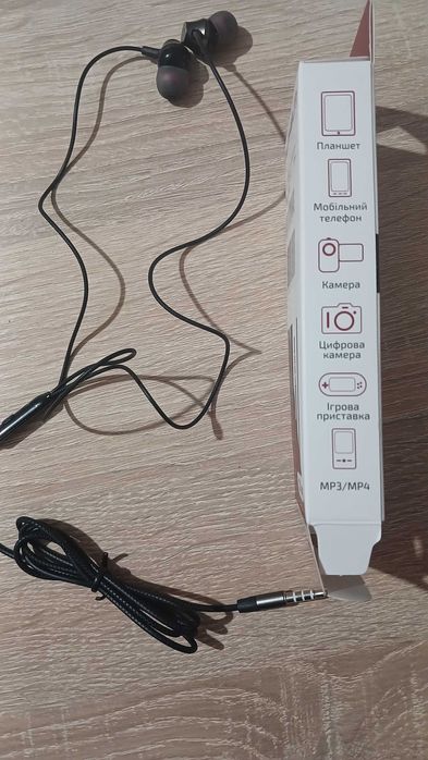 Навушники Denmen DR06 3.5mm 1.2 м Black