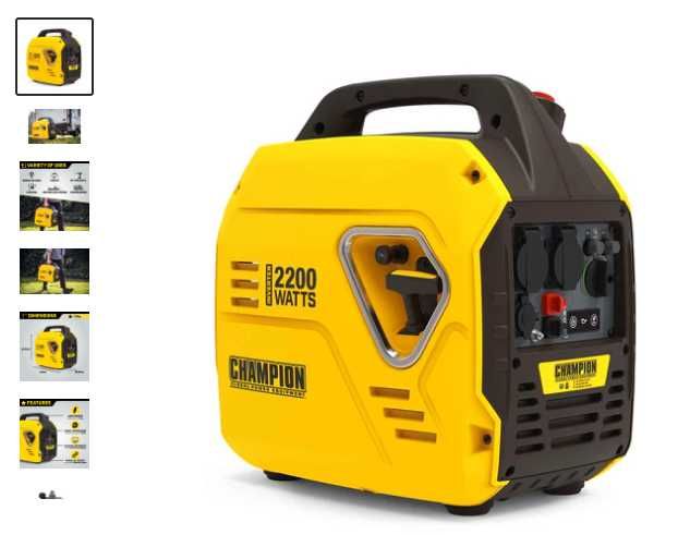 Agregat prądotwórczy jednofazowy inwerterowy Champion Mighty Atom 2200