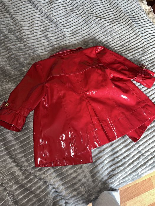 Винтажная лаковая куртка Juicy Couture,идеальная