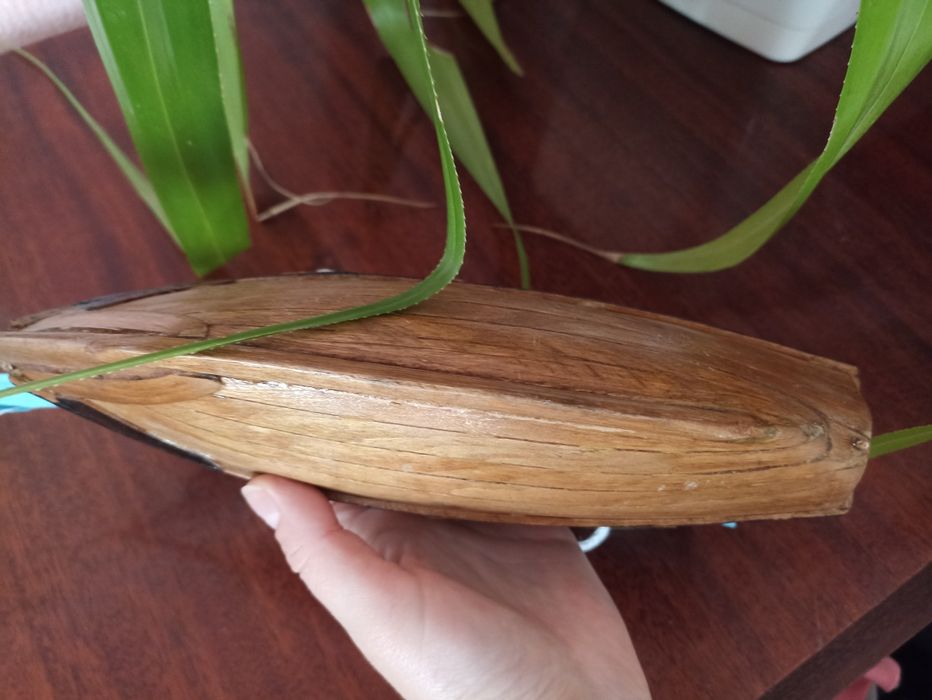 Корабель кораблик дерев'яний,ручна робота