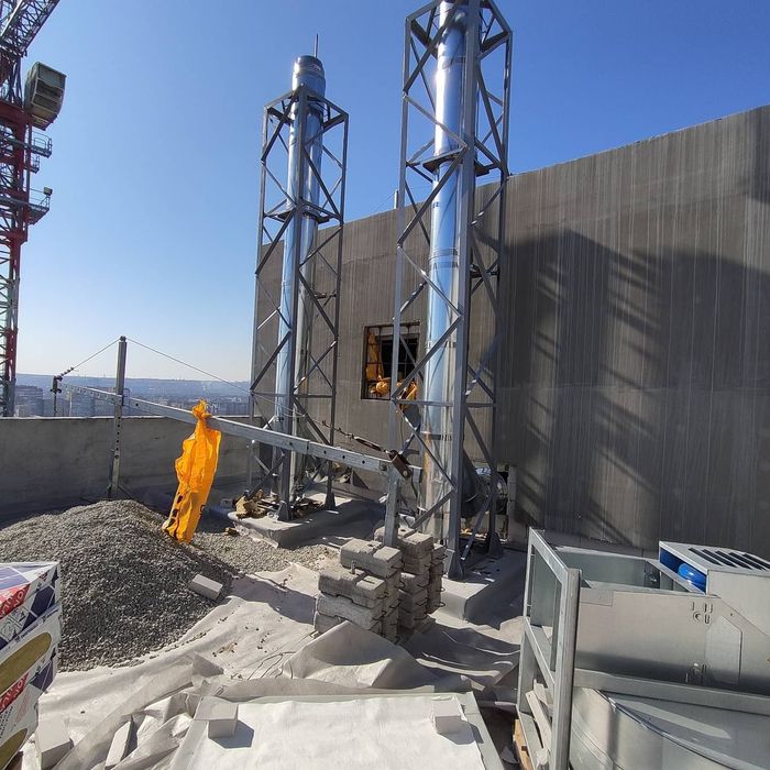 Дымоходы со Склада Дымари,трубы для камина,монтаж,установка сендвичь