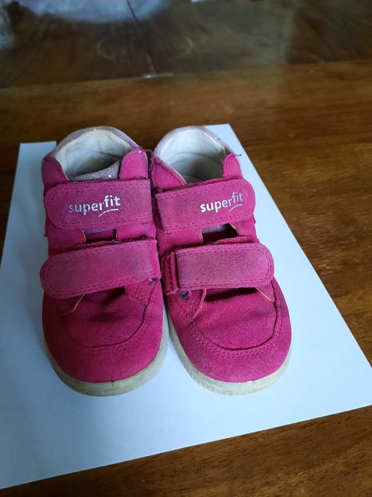 Superfit buty rozmiar 24 zamszowe rozowe