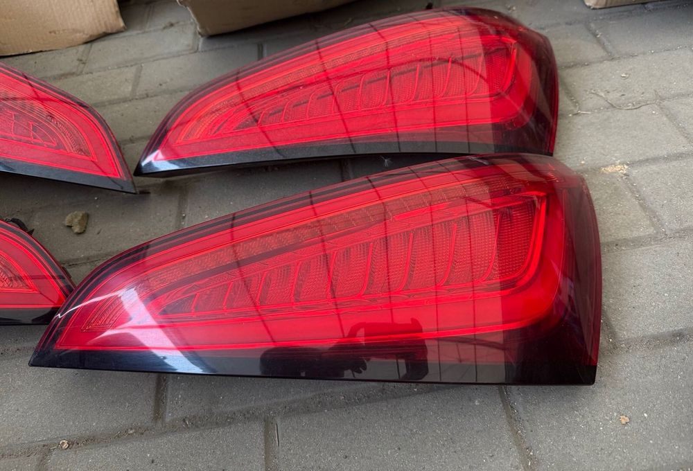 Audi Q5 8r lift lampy tylne lewa prawa Europa neon led igła komplet