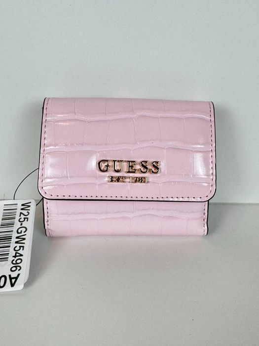 Guess portfel damski różowy mały nowy oryginalny