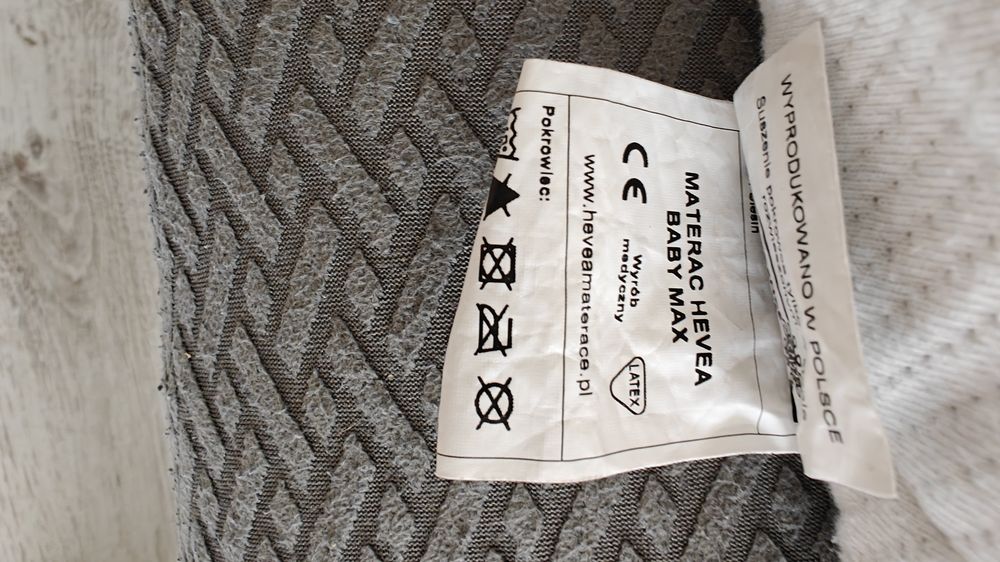Materac 120x60 Hevea baby max