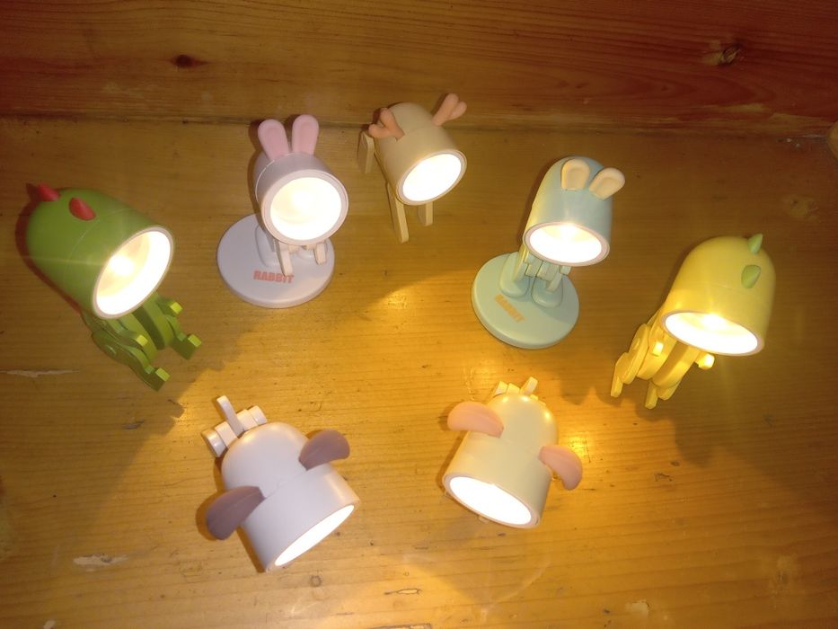 Нічник, ліхтарик: зайчик, олень, собачка