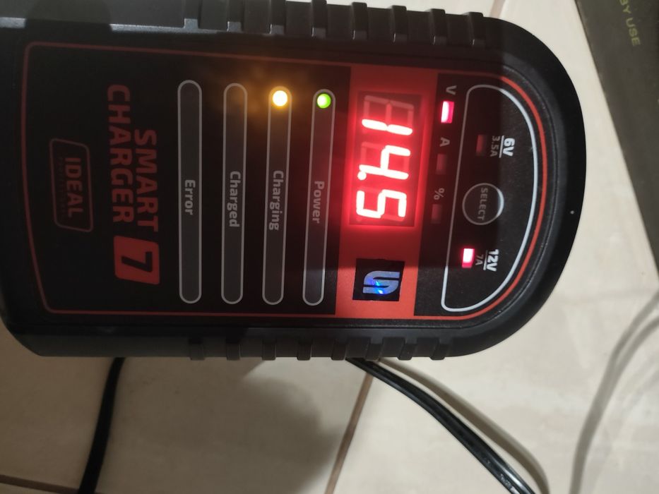 Prostownik 7  z aku żel 55 ah