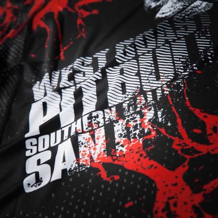 PIT BULL RASHGUARD RASH shortsleeve blood dog