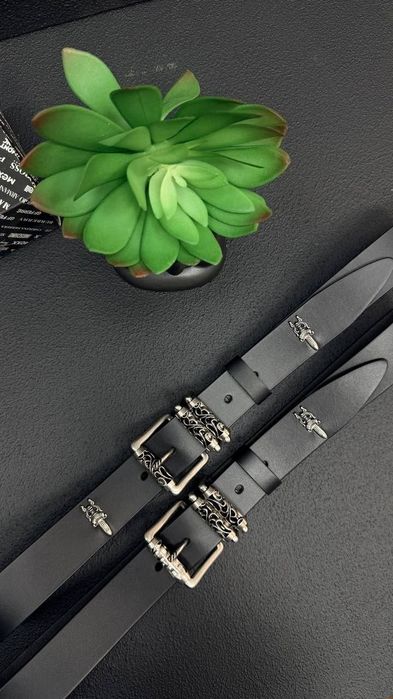 Chrome hearts жіночий шкіряний ремінь пасок