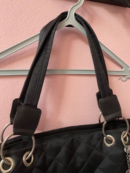 Mala Preta com apliques Miss 60 (usada)