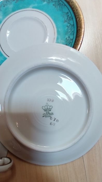 Lote de chávena de chá e pires da Alka Bavaria