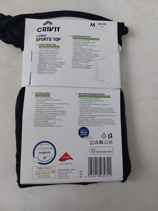 Koszulka funkcyjna Crivit roz. 40/42