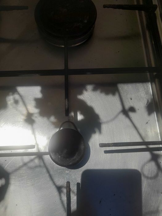 Fogão  looktop com marcas de uso mais funciona perfeitamente