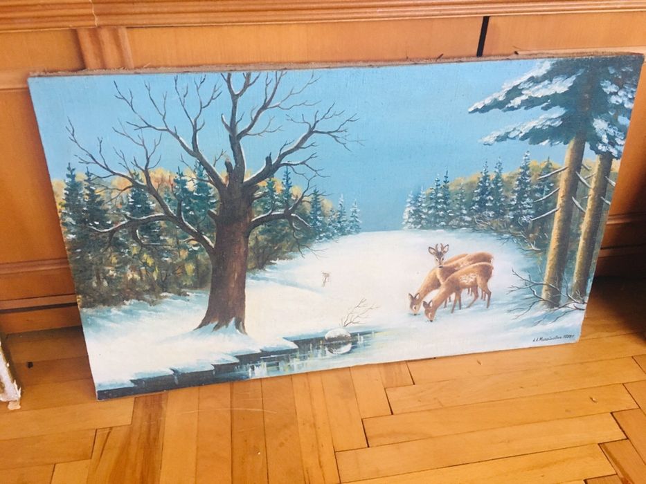 Продам Живопис Искуство Картина Маслом Зима Михайлович 1980р.