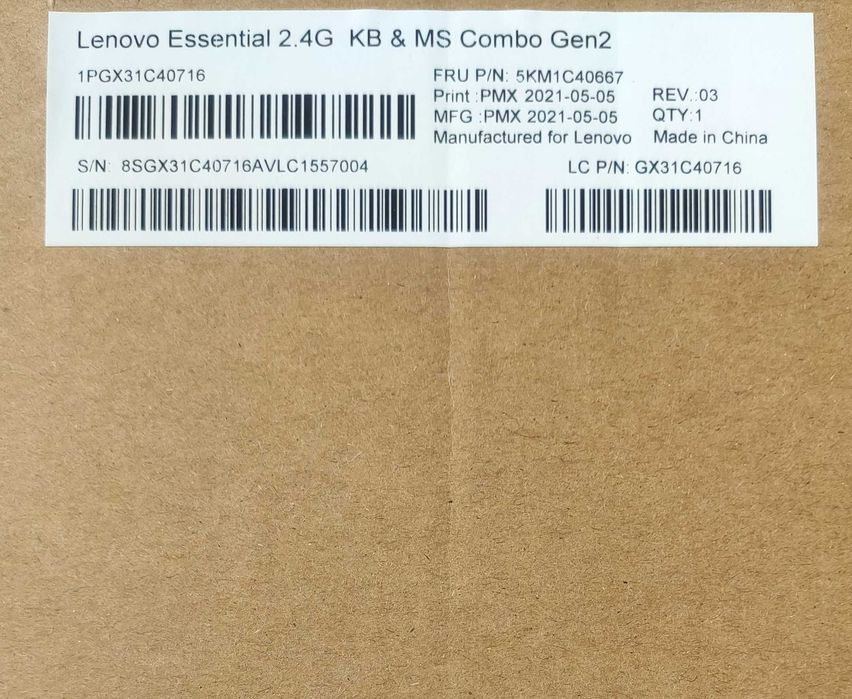 Teclado LENOVO wireless para peças