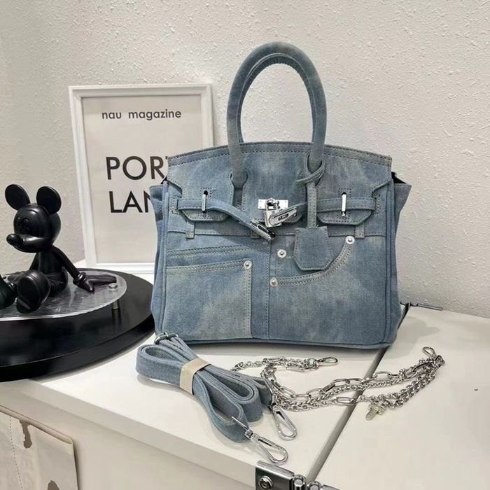 Torebka klasyczna jeansowa ReBorn Tote