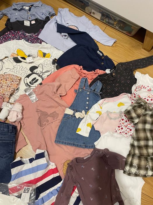 Paczka ubranek 68 74 Zara h&m