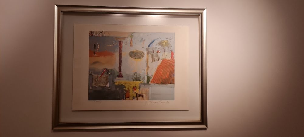 Quadro rectangular com as seguintes medidas  altura 80cm - comp.1metro