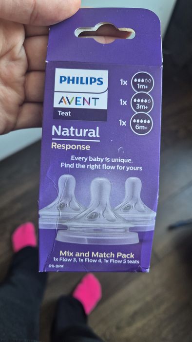 Philips Avent Natural response  пляшка та набір сосок